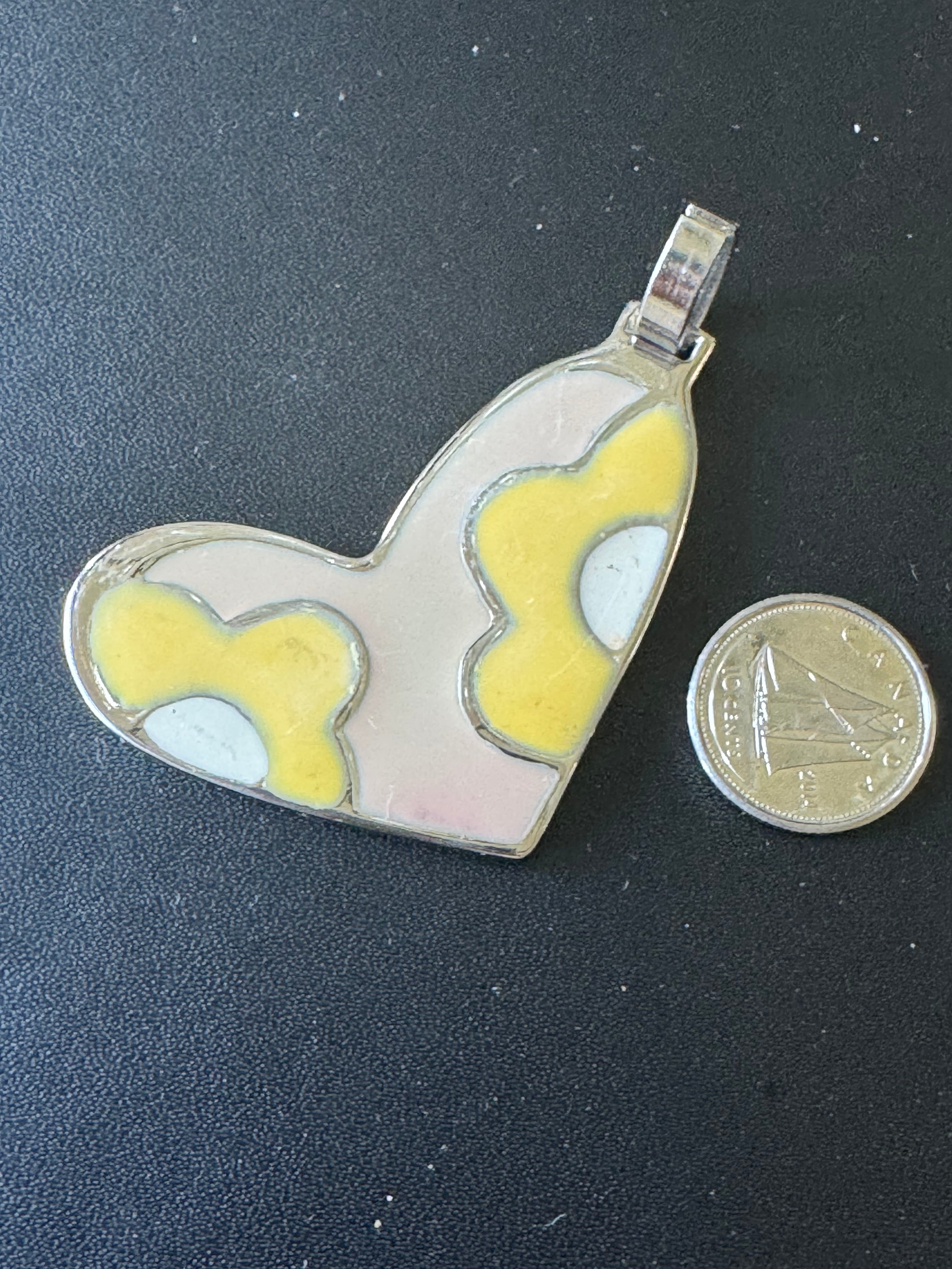 Handmade asymmetrical heart